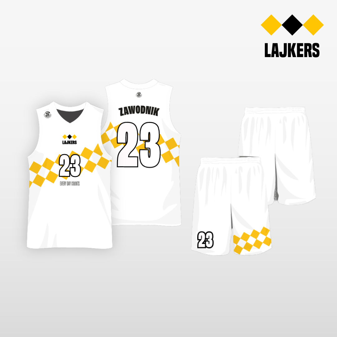 Strój Lajkersowy biały sezon 2025/26