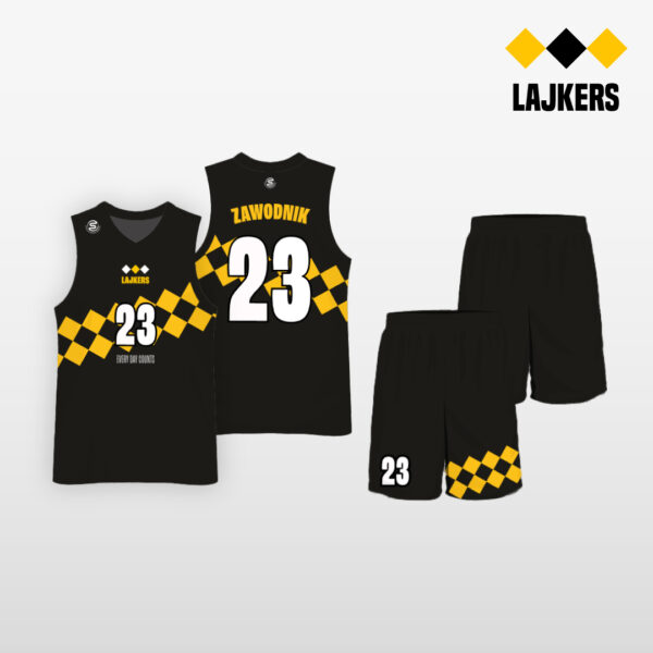 Strój Lajkersowy czarny sezon 2025/26