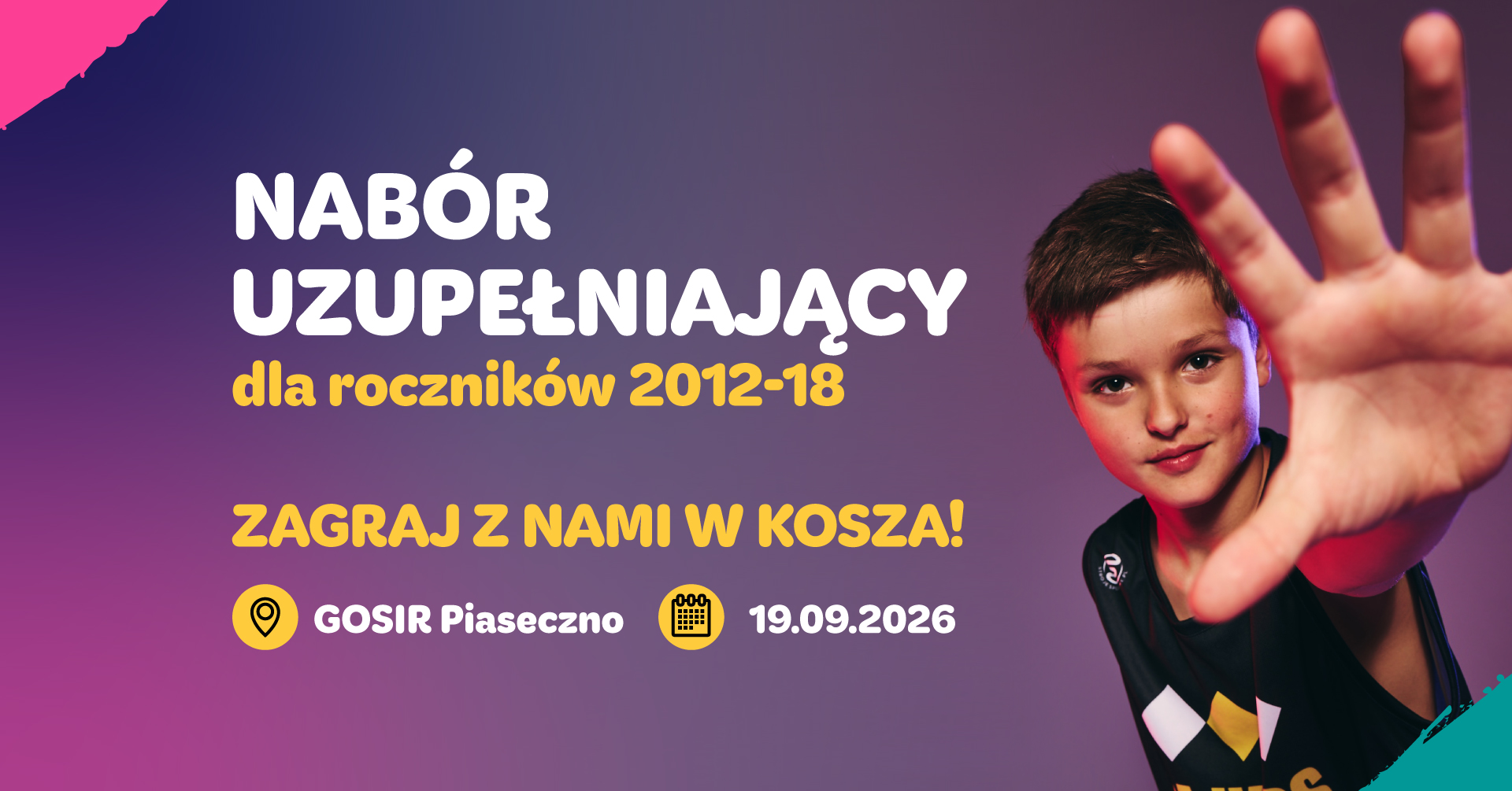 Nabór uzupełniający dla roczników 2012-2018